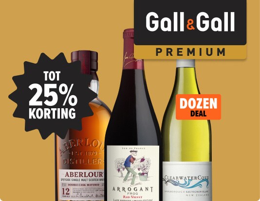 Premium deals tot 25% korting. Speciaal afgeprijsd voor gall & gall premium